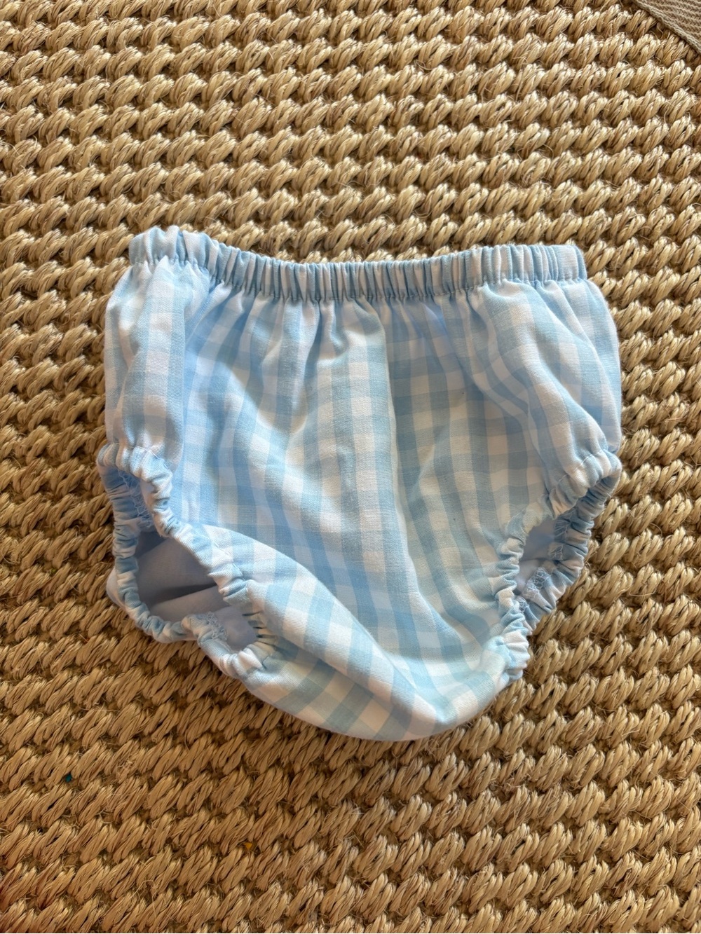 Beaufort Bonnet Company Blue Gingham Bloomer Diaper Cover